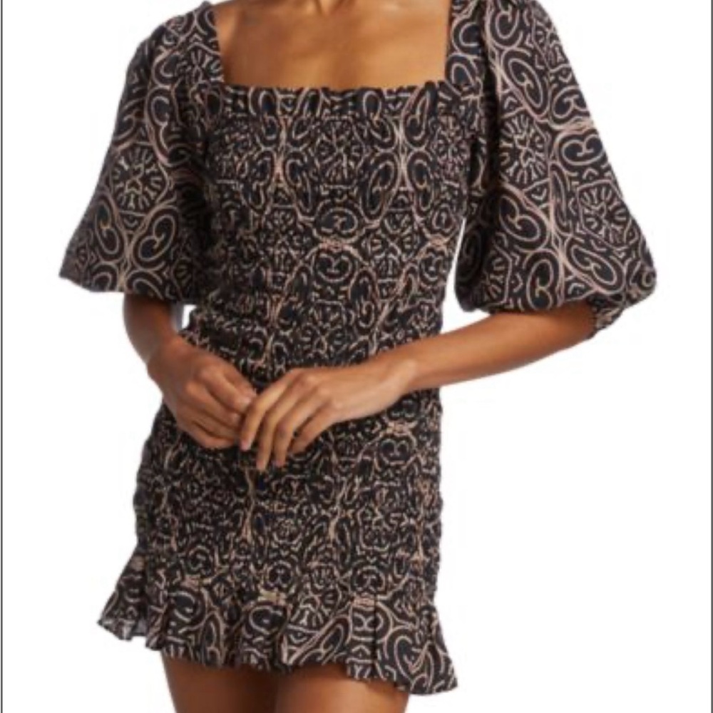 Alexis Suri Geometric-print Mini Dress NEVER WORN W TAGS XS
